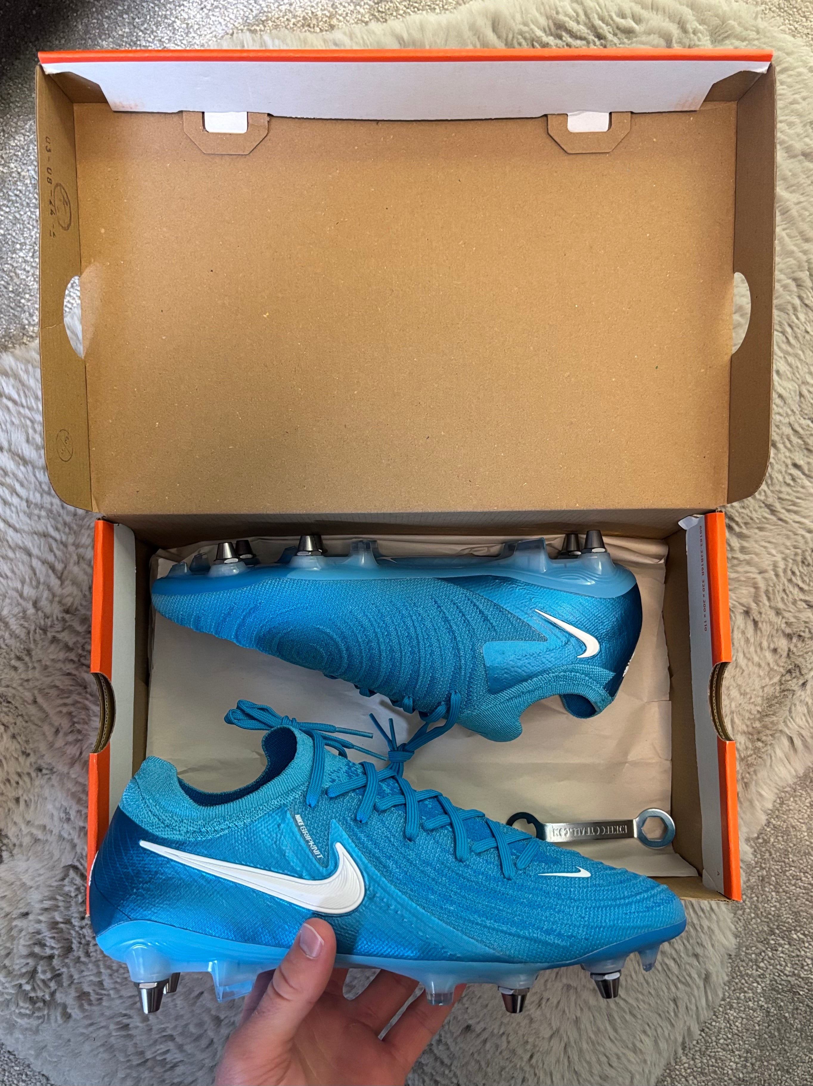 Nike Phantom GX Elite II SG Player issue Football Boots 🔵⚪️