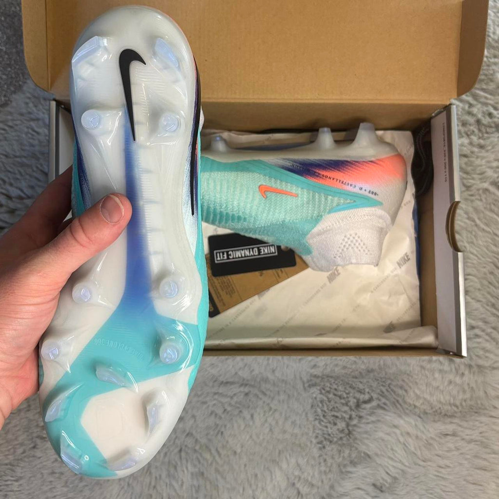 Nike Phantom 6 Elite High FG NU2 Football Boots ⚪️🔵