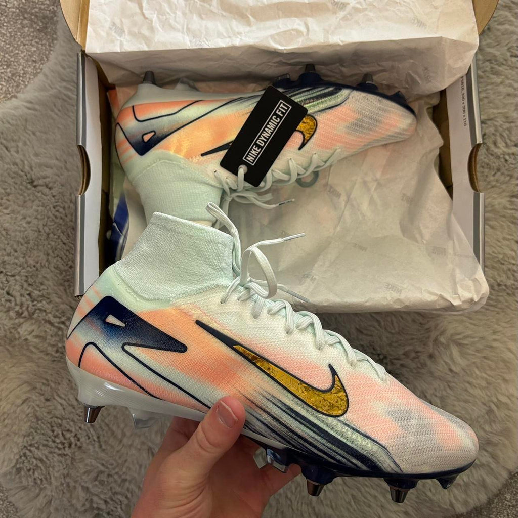 Nike Zoom Superfly 10 Elite MDS SG Football Boots 🔵🟣
