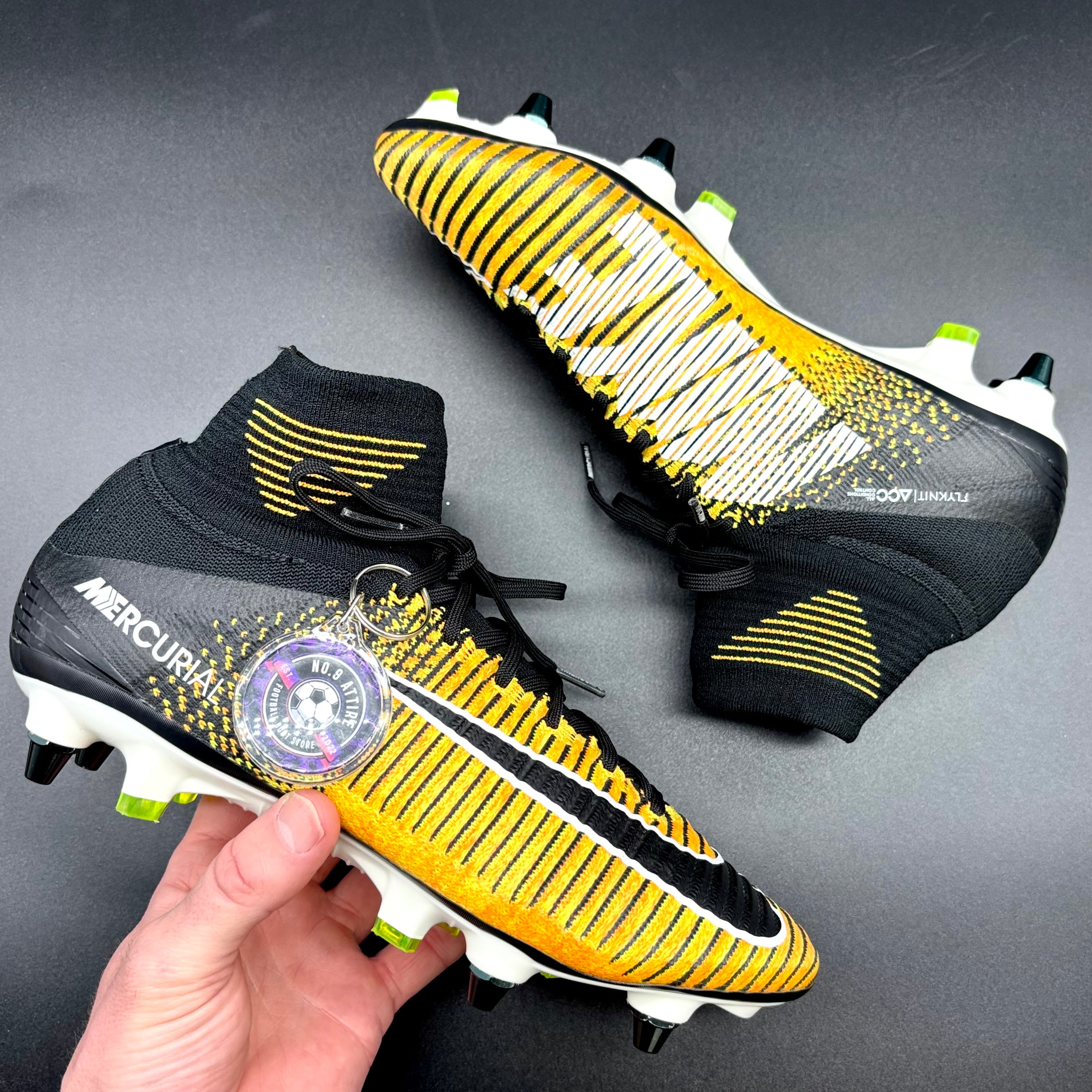 Nike Mercurial Superfly 5 DF Elite SG Football Boots ⚫️🟡