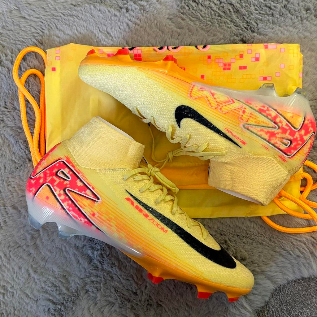 Nike Zoom Superfly 10 Elite KM FG Football Boots 🟡🔴