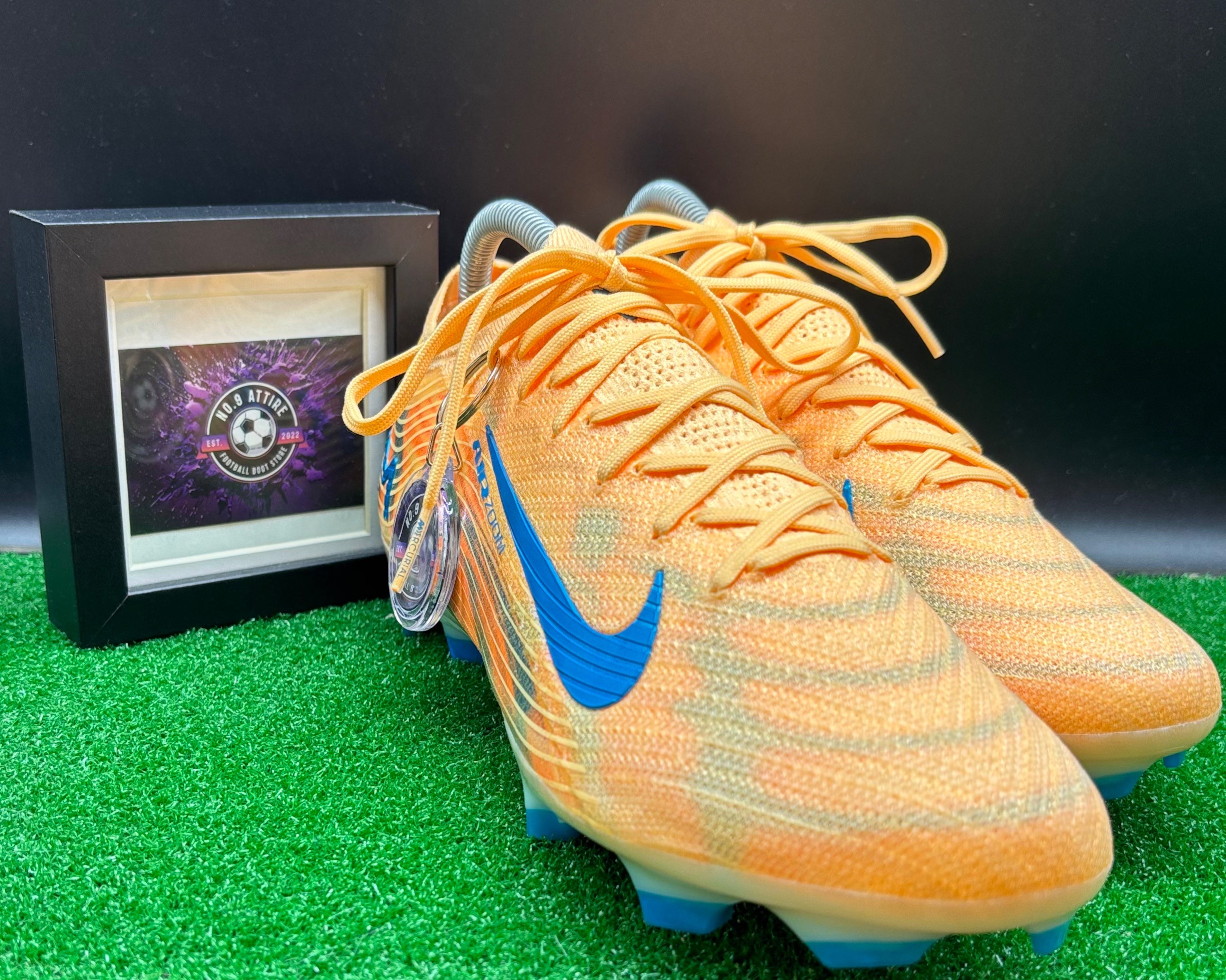 Nike Zoom Vapor 16 Elite KM FG Football Boots 🟡🟠