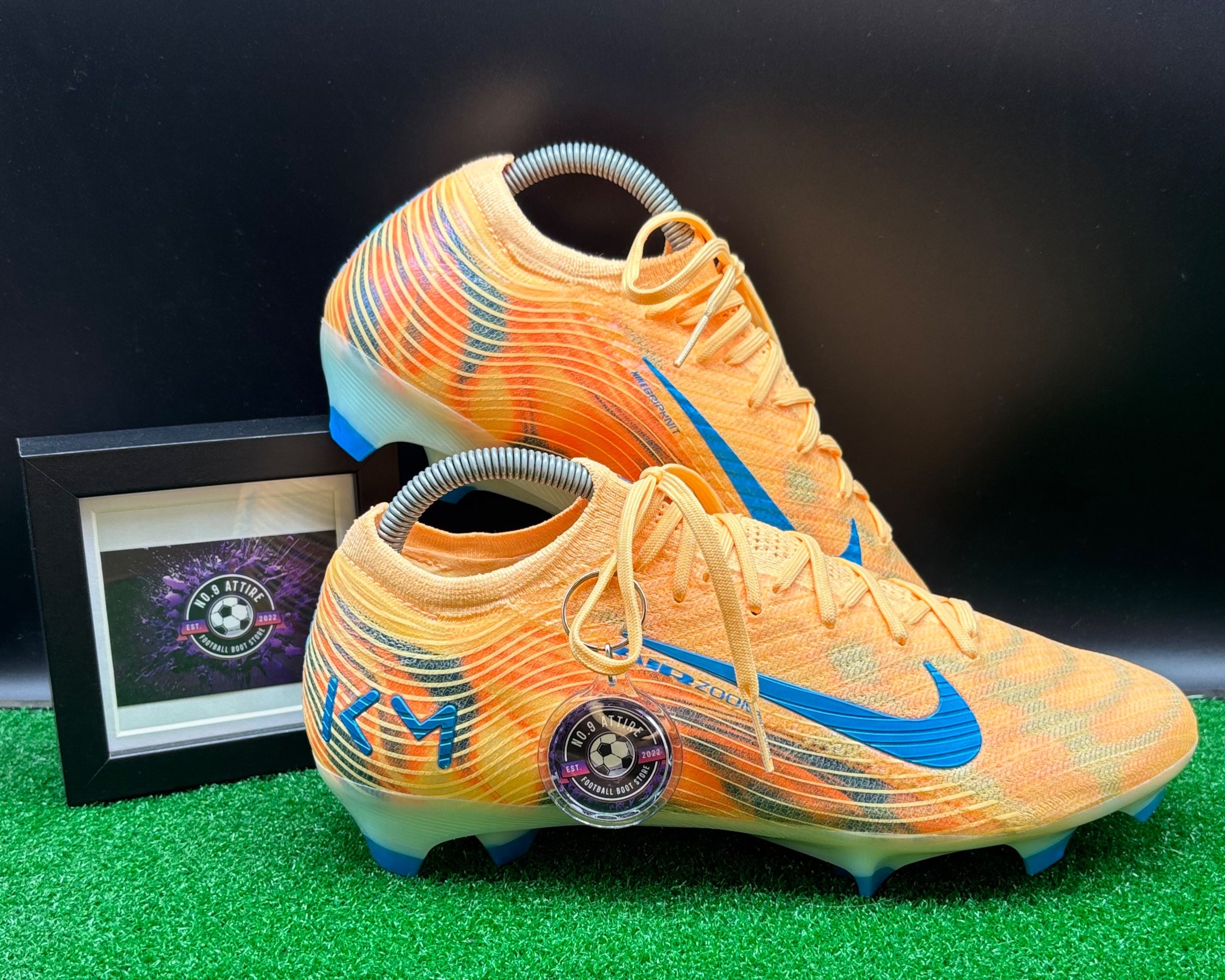 Nike Zoom Vapor 16 Elite KM FG Football Boots 🟡🟠