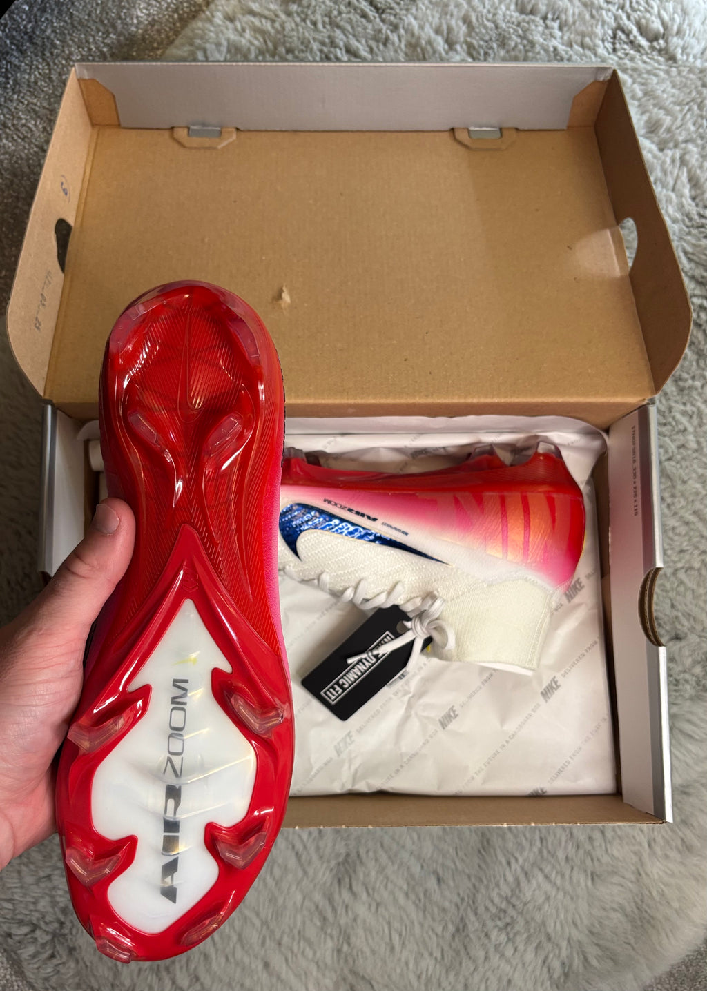 Nike Zoom Superfly 10 Elite FG LV8 Football Boots ⚪️🔴