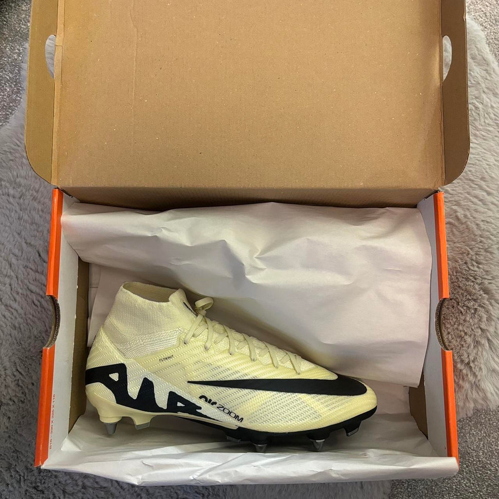 Nike Zoom Superfly 9 Elite SG Football Boots ⚪️⚫️