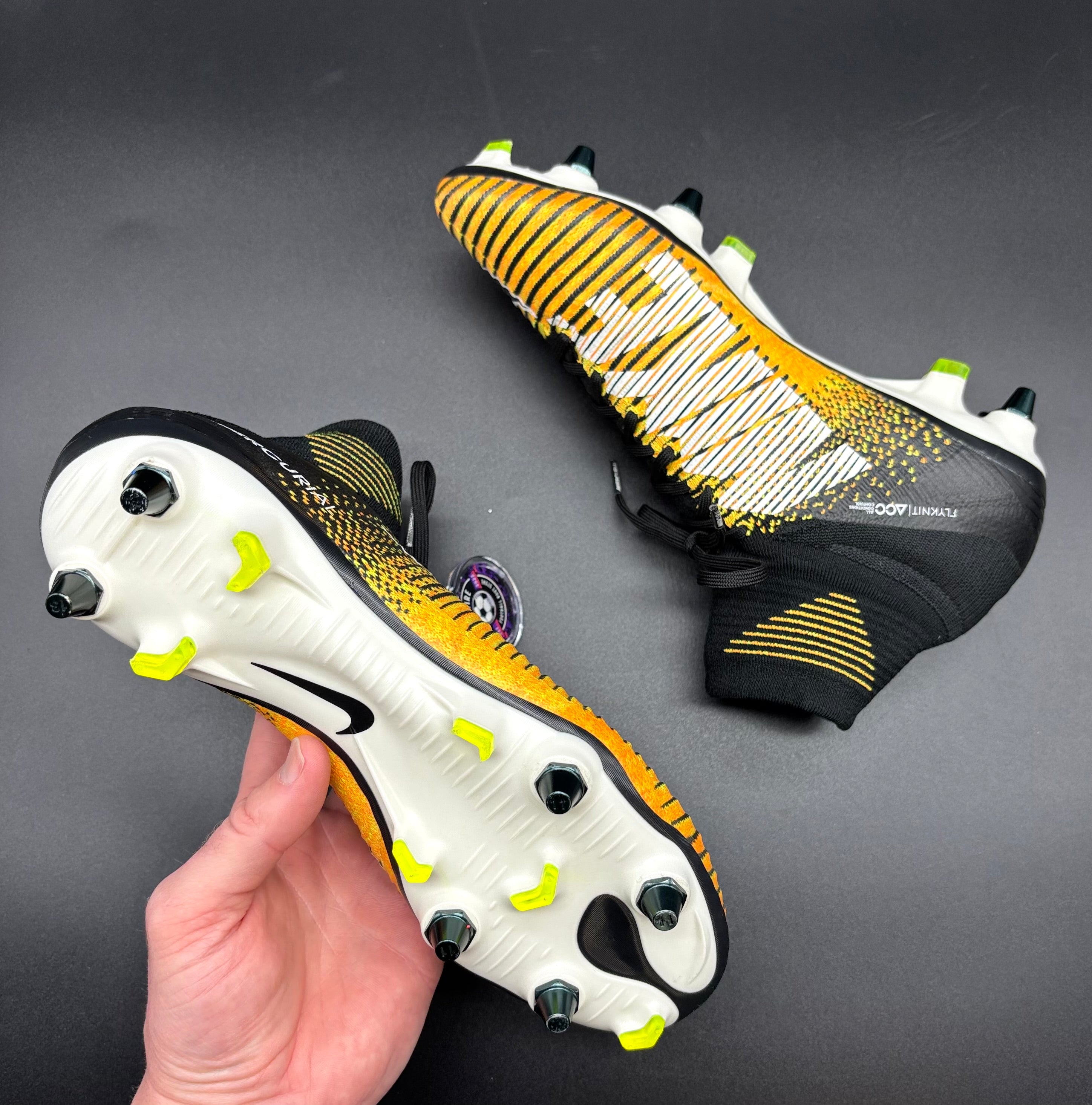 Nike Mercurial Superfly 5 DF Elite SG Football Boots ⚫️🟡