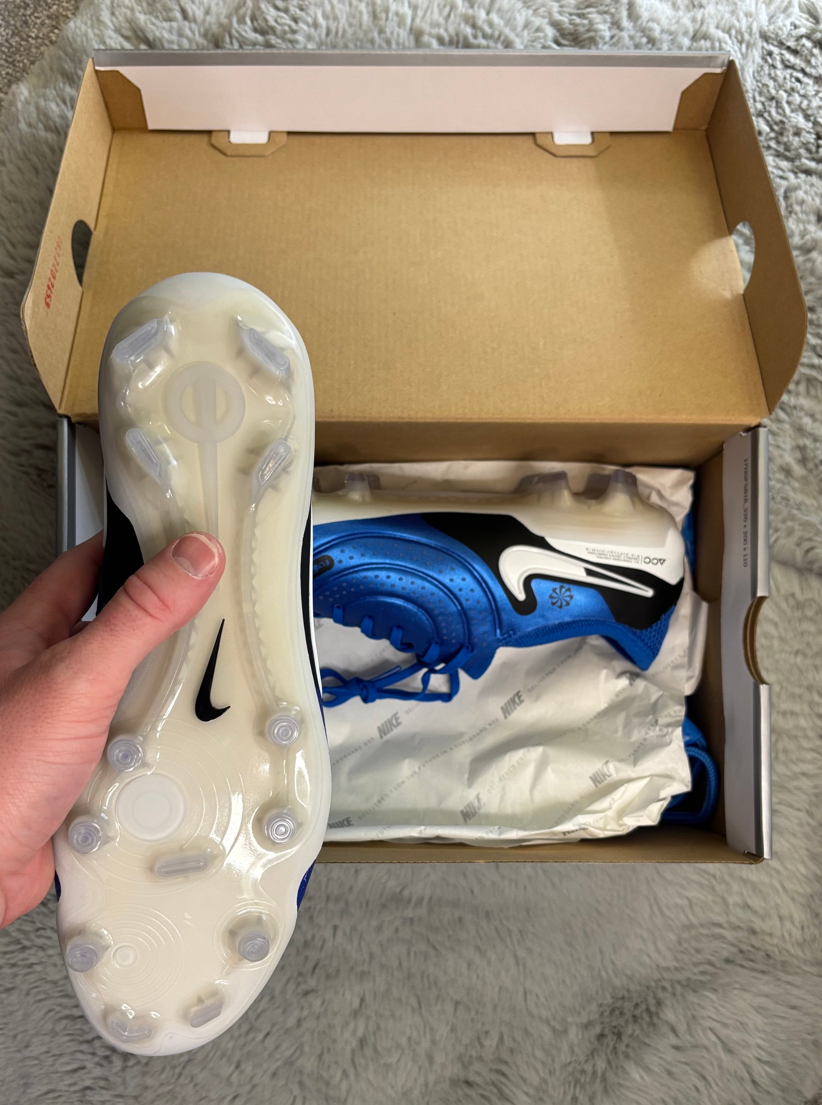 Nike Legend 10 Elite FG Football Boots ⚪️🔵