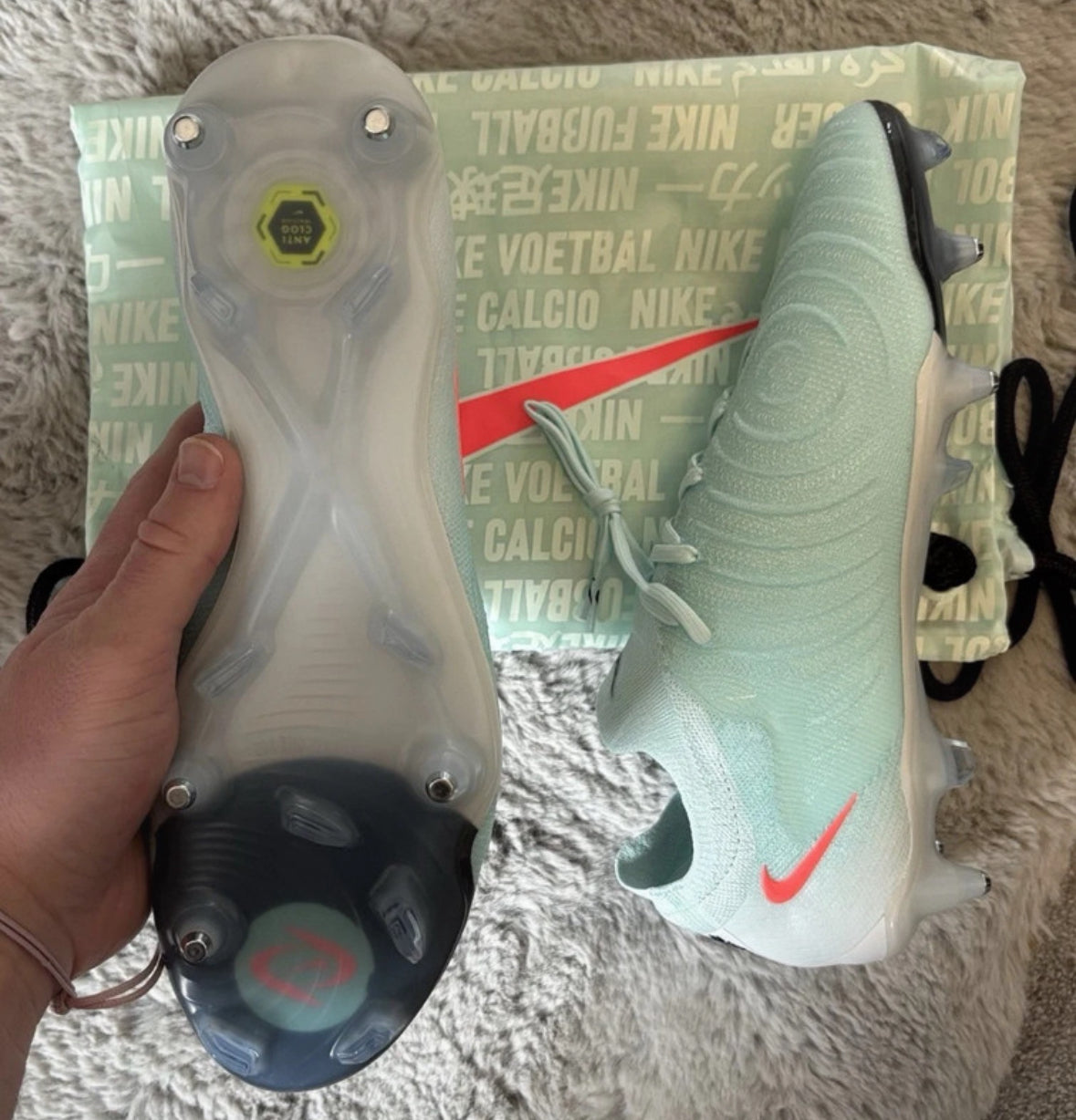 Nike Phantom GX Elite SG-PRO AC Football Boots ⚪️🔵