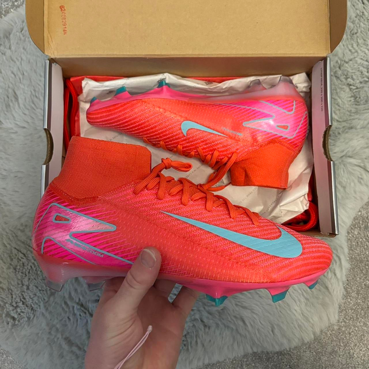 Nike Zoom Superfly 10 Elite FG Football Boots 🔴🔵