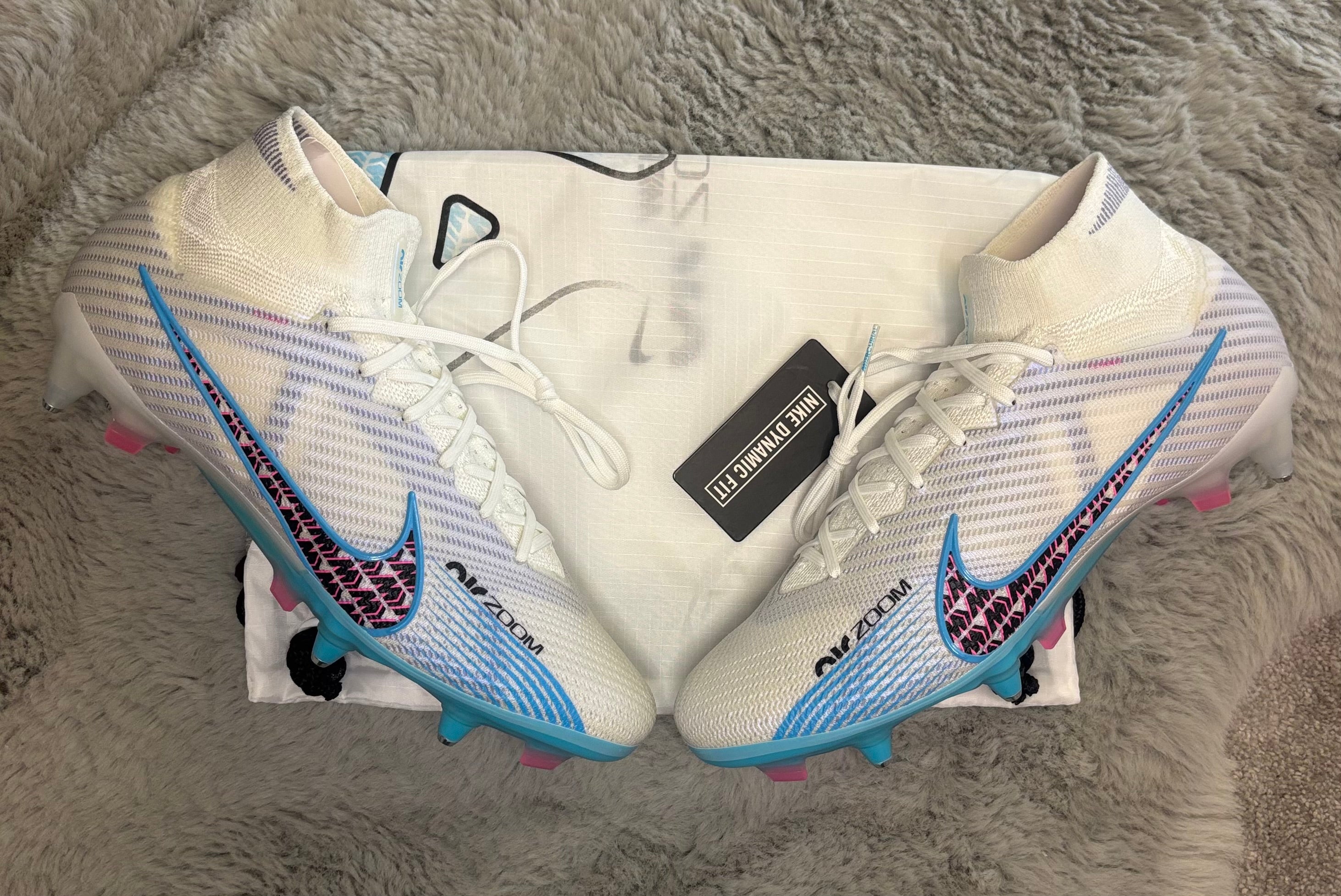 Nike Zoom Superfly Elite SG-PRO AC Football Boots ⚪️🔵