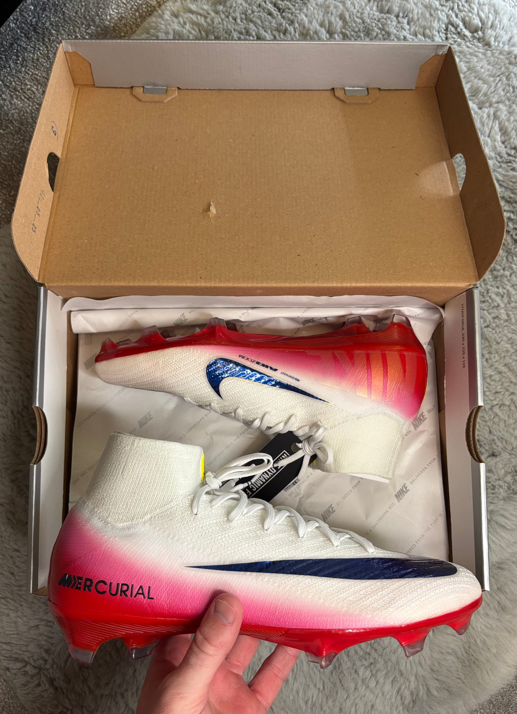 Nike Zoom Superfly 10 Elite FG LV8 Football Boots ⚪️🔴