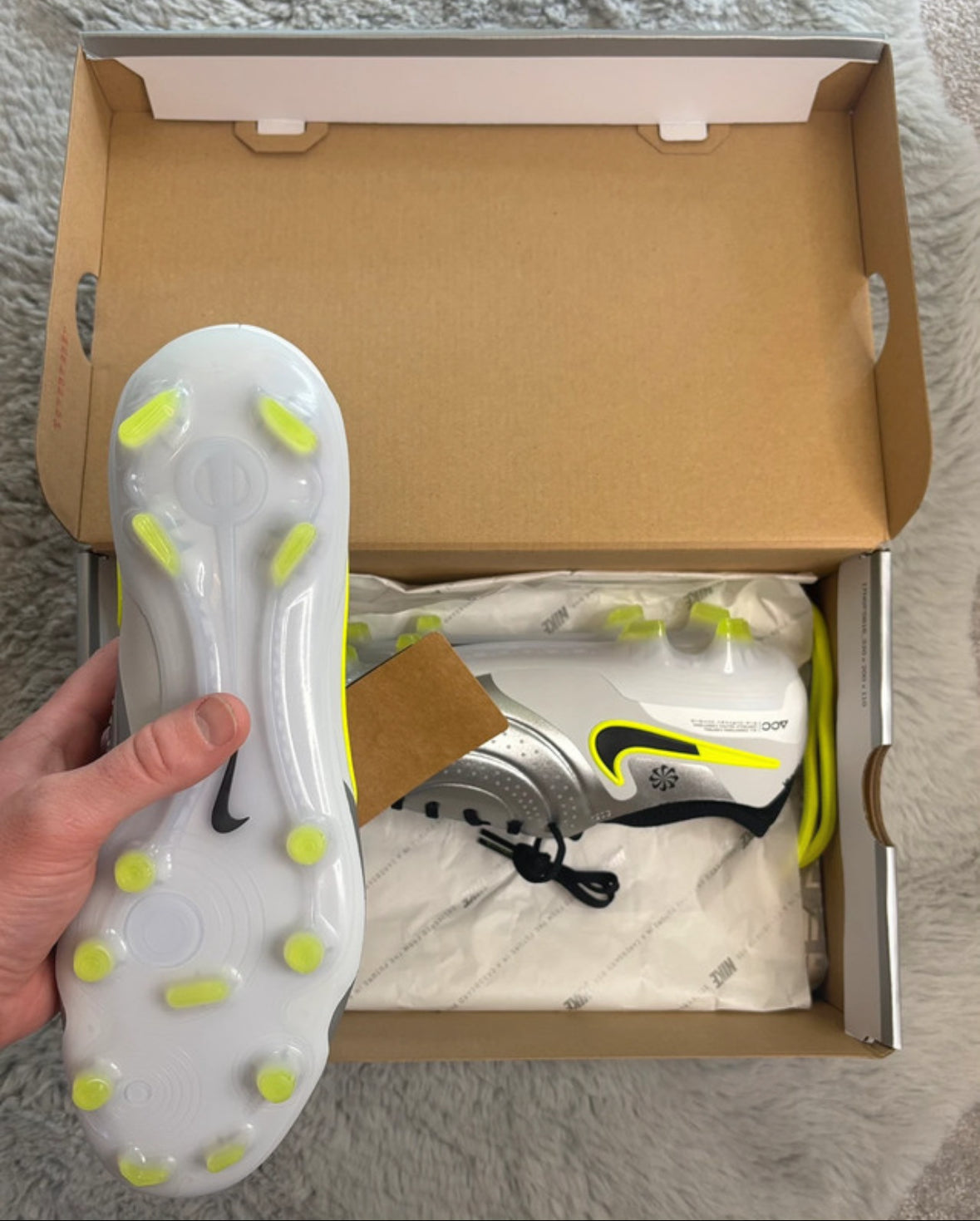 Nike Legend 10 Elite FG Football Boots ⚪️🟡