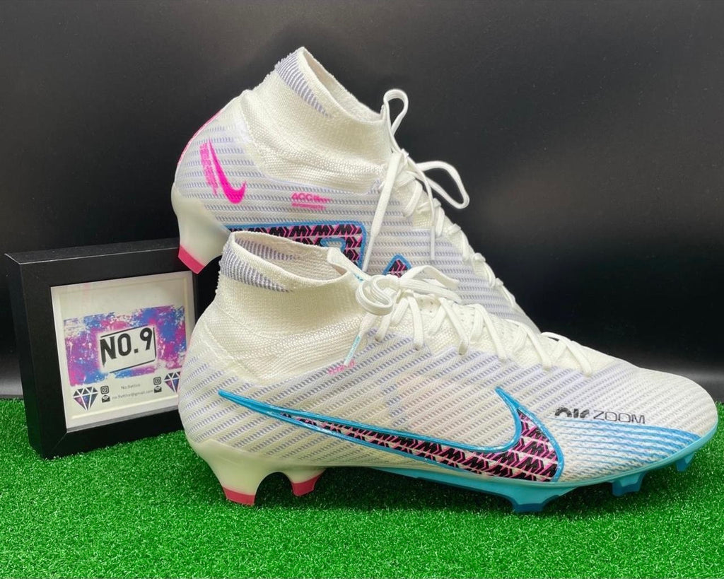 Nike Zoom Superfly 9 Elite FG Football Boots ⚪️🔵