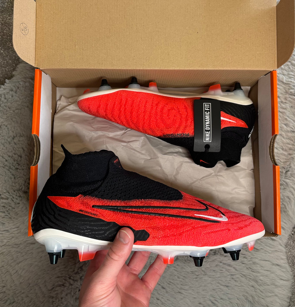 Nike Phantom GX Elite DF SG-Pro P Football Boots ⚫️🔴