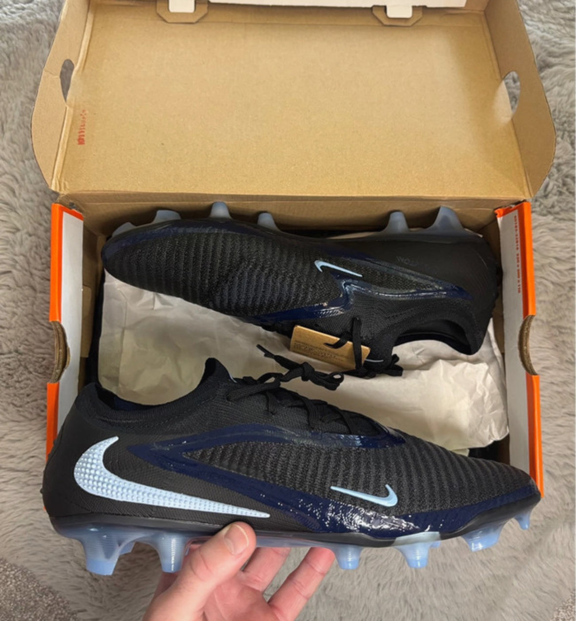 Nike Phantom 6 Low Elite FG Football Boots ⚫️🔵