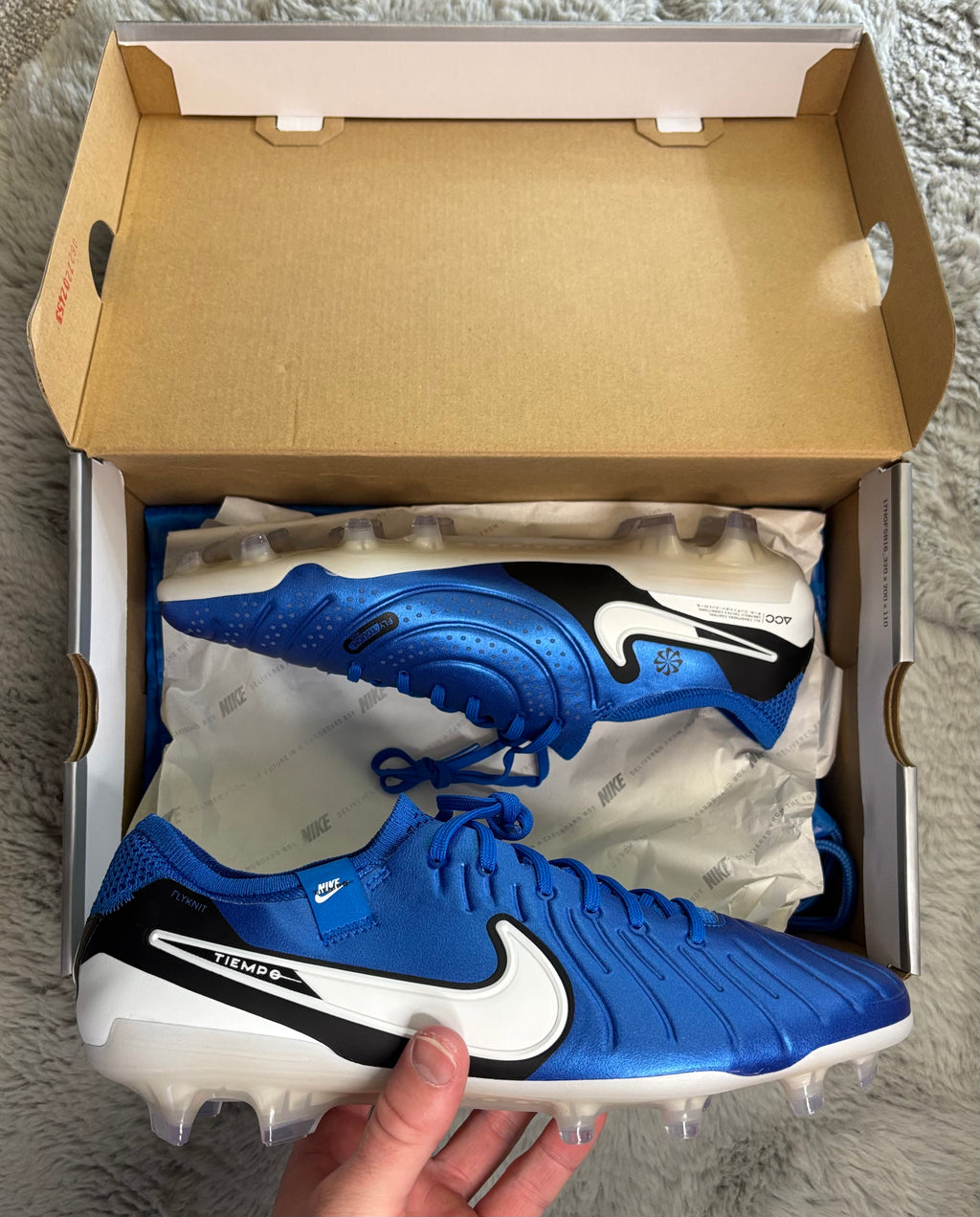 Nike Legend 10 Elite FG Football Boots ⚪️🔵