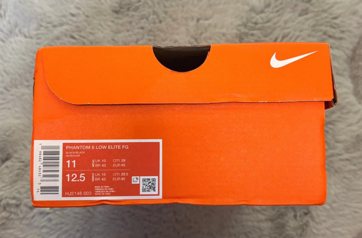 Nike Phantom 6 Low Elite FG Football Boots ⚫️🔵