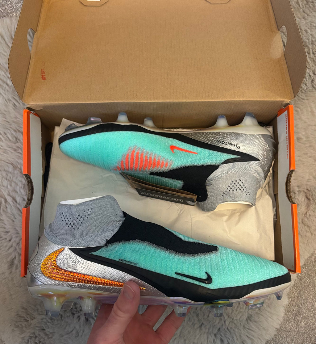 Nike Phantom 6 Elite High FG LE Football Boots ⚪️🔵