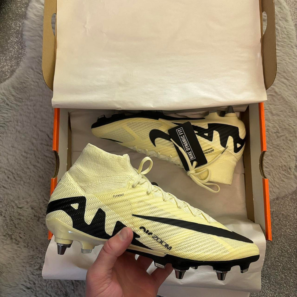 Nike Zoom Superfly 9 Elite SG Football Boots ⚪️⚫️