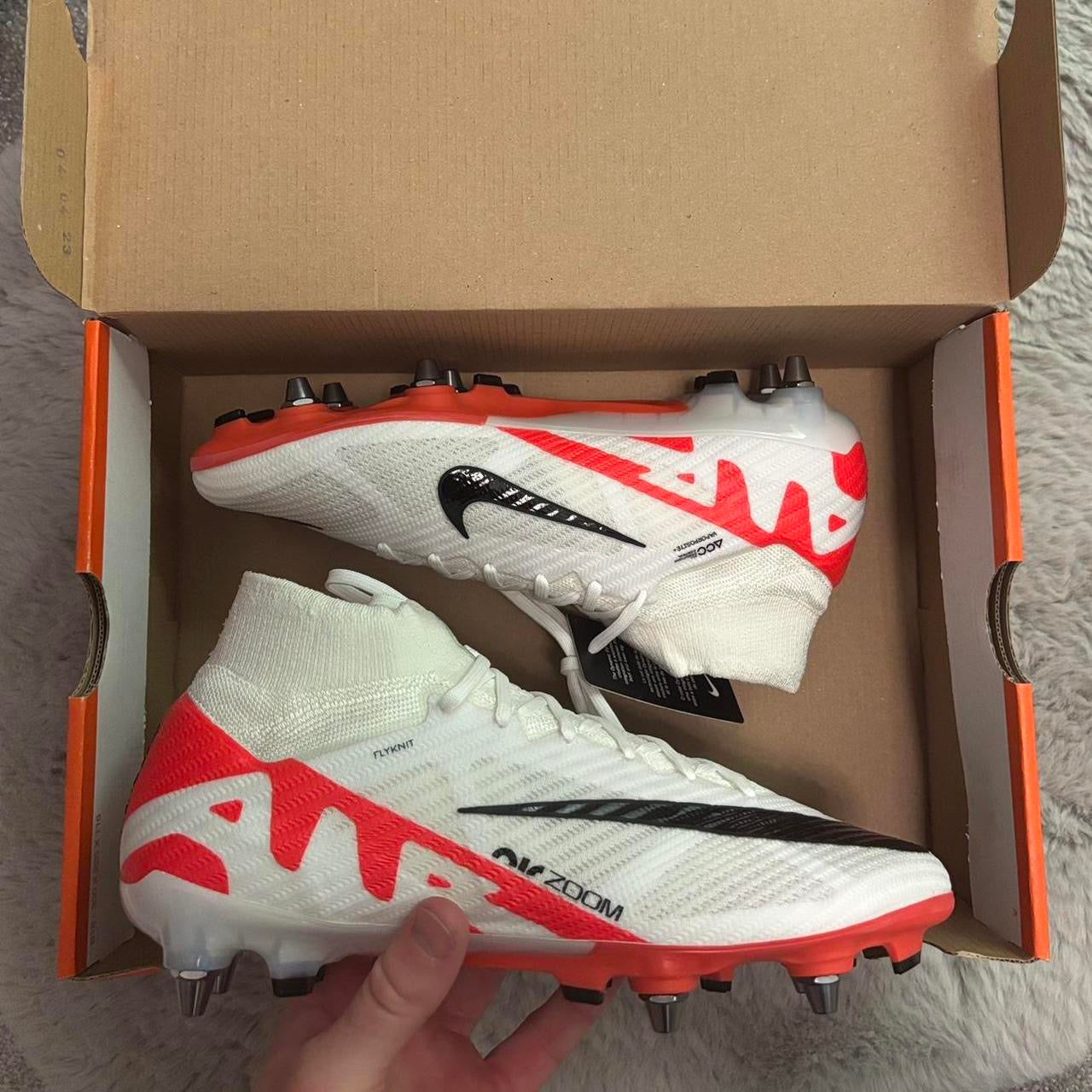 Nike Zoom Superfly 9 Elite SG Football Boots ⚪️🔴