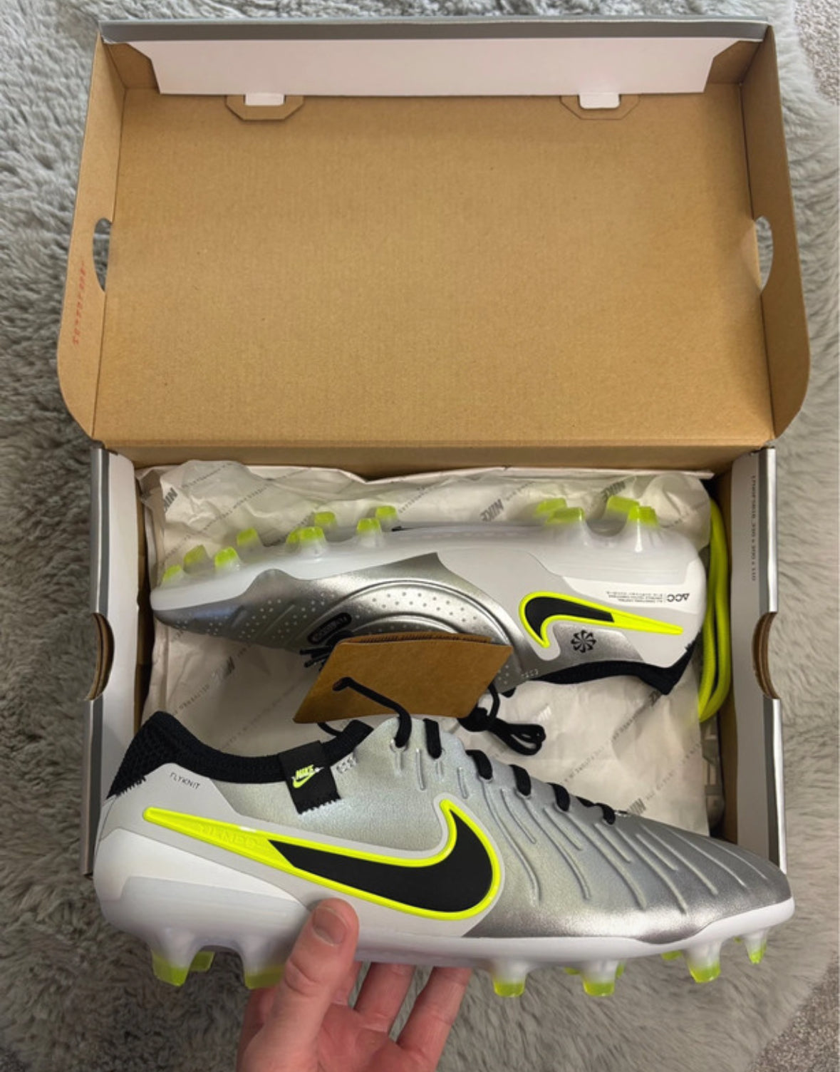 Nike Legend 10 Elite FG Football Boots ⚪️🟡