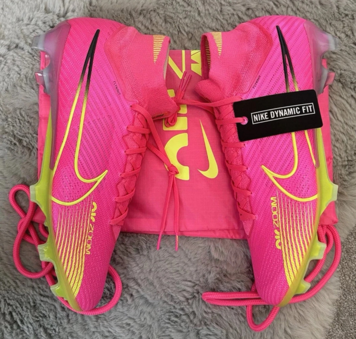 Nike Zoom Superfly 9 Elite FG Football Boots 🔴🟡