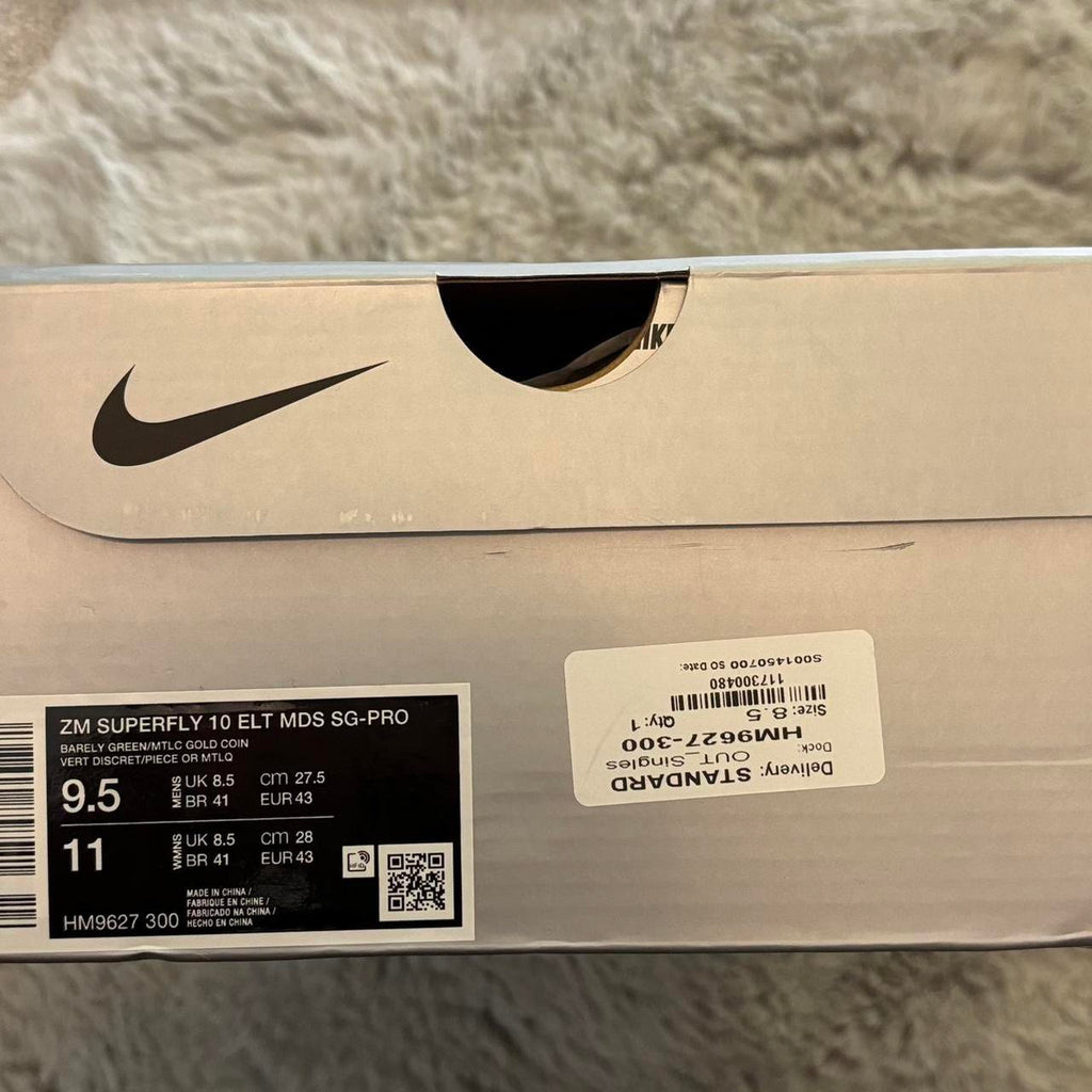 Nike Zoom Superfly 10 Elite MDS SG Football Boots 🔵🟣