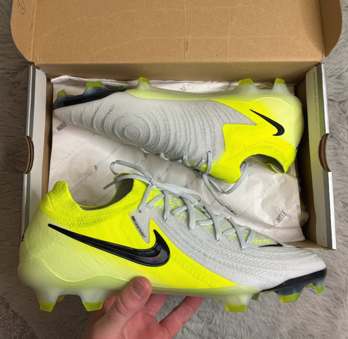 Nike Phantom GX Elite II FG Football Boots ⚪️🟡