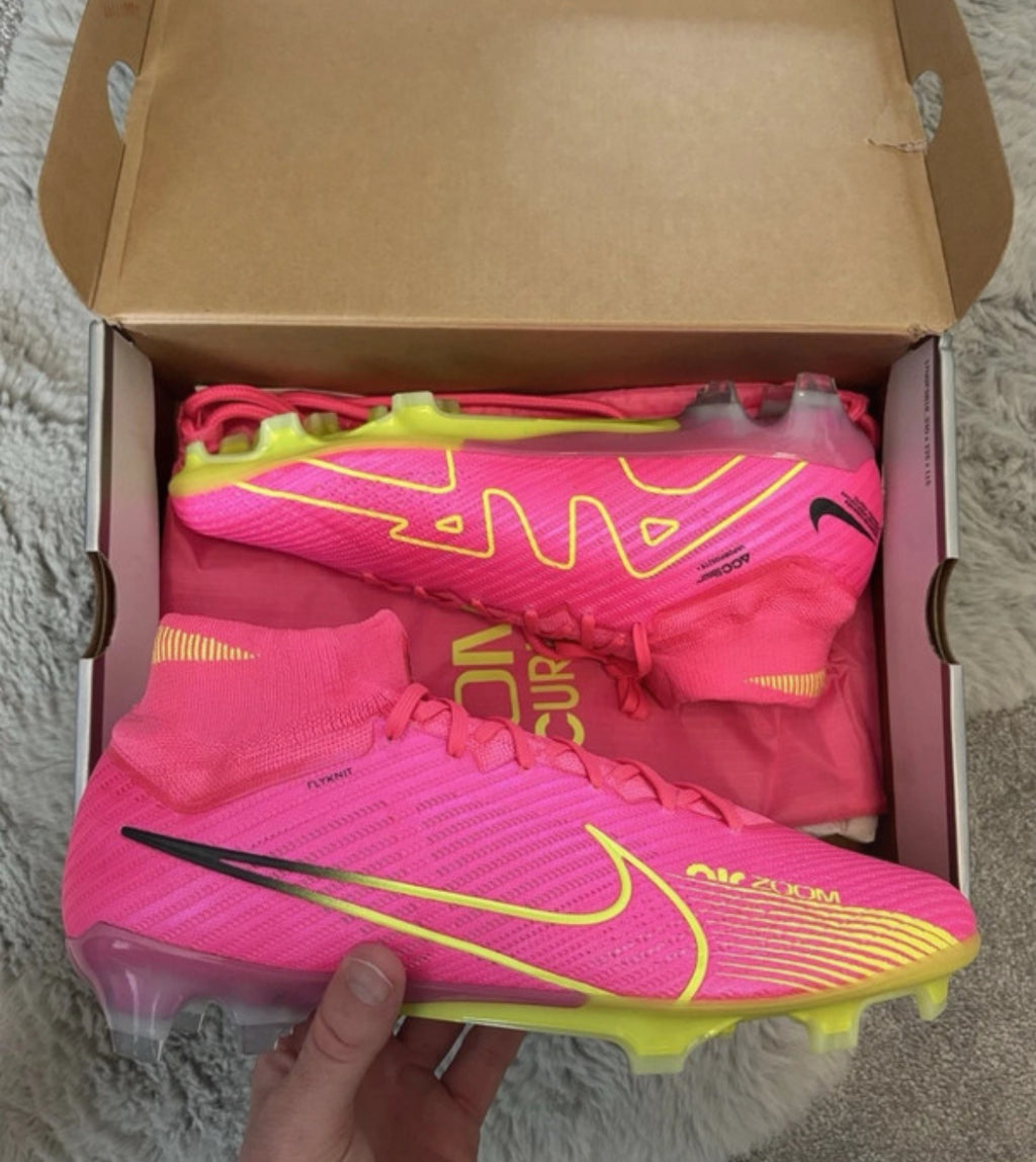 Nike Zoom Superfly 9 Elite FG Football Boots 🔴🟡