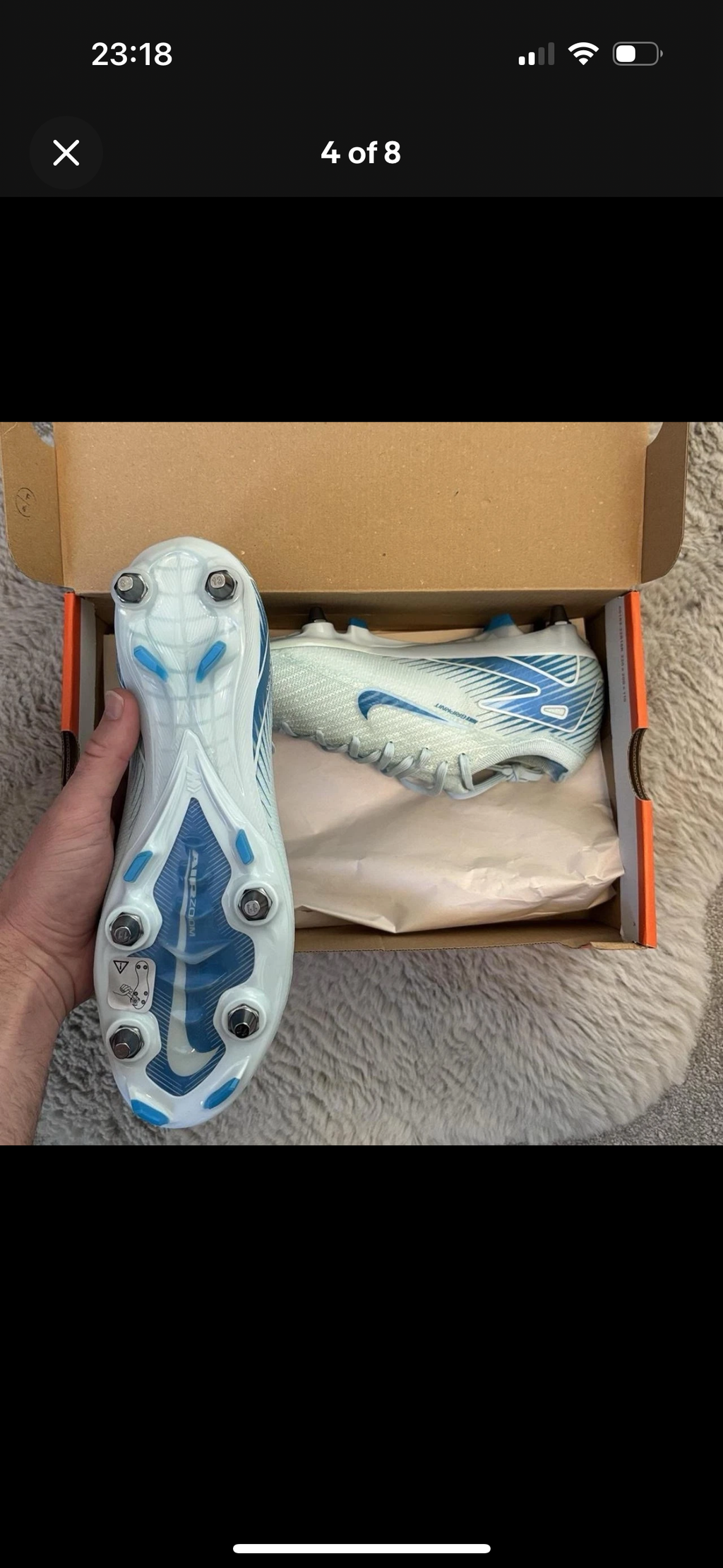 Nike Zoom Vapor 16 Elite SG Player Issue Football Boots 🔵🔵