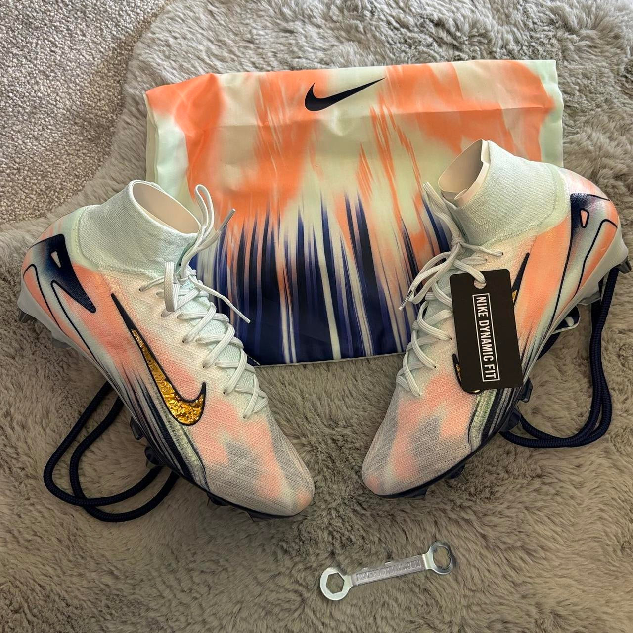 Nike Zoom Superfly 10 Elite MDS SG Football Boots 🔵🟣