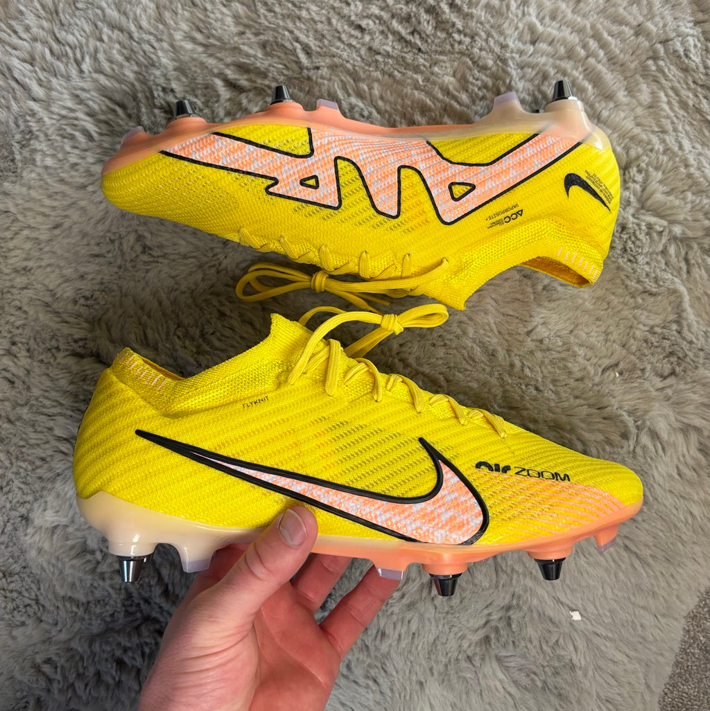 Nike Zoom Vapor 15 Elite SG Player Issue Football Boots 🟡🟡