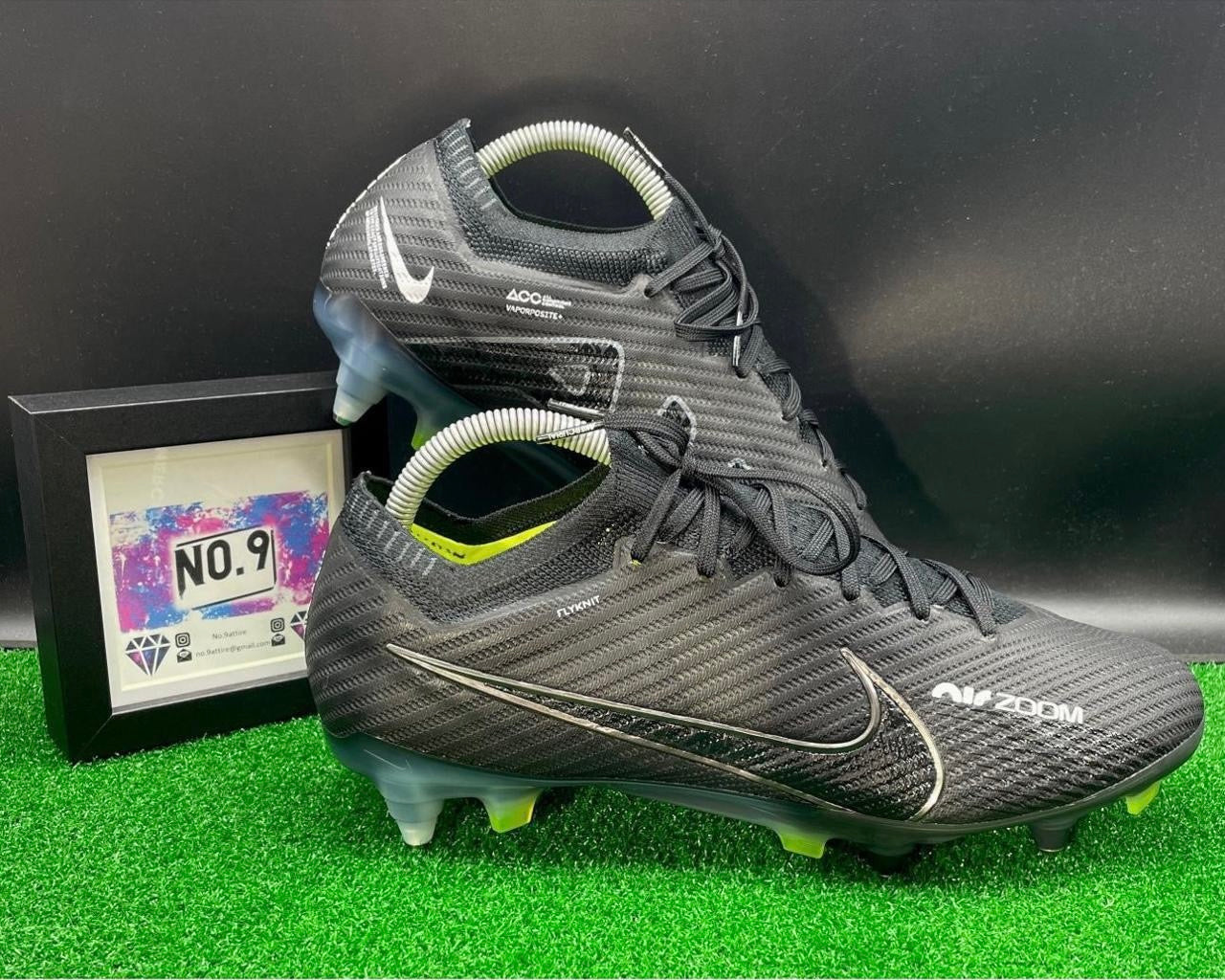 Nike Zoom Vapor 15 Elite SG-PRO AC Football Boots ⚫️⚫️