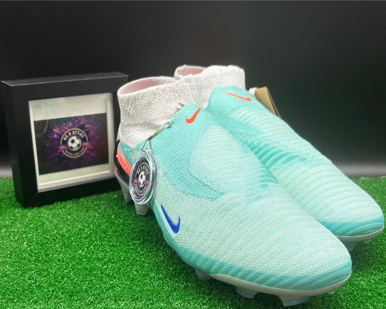Nike Phantom 6 Elite High FG NU2 Football Boots ⚪️🔵