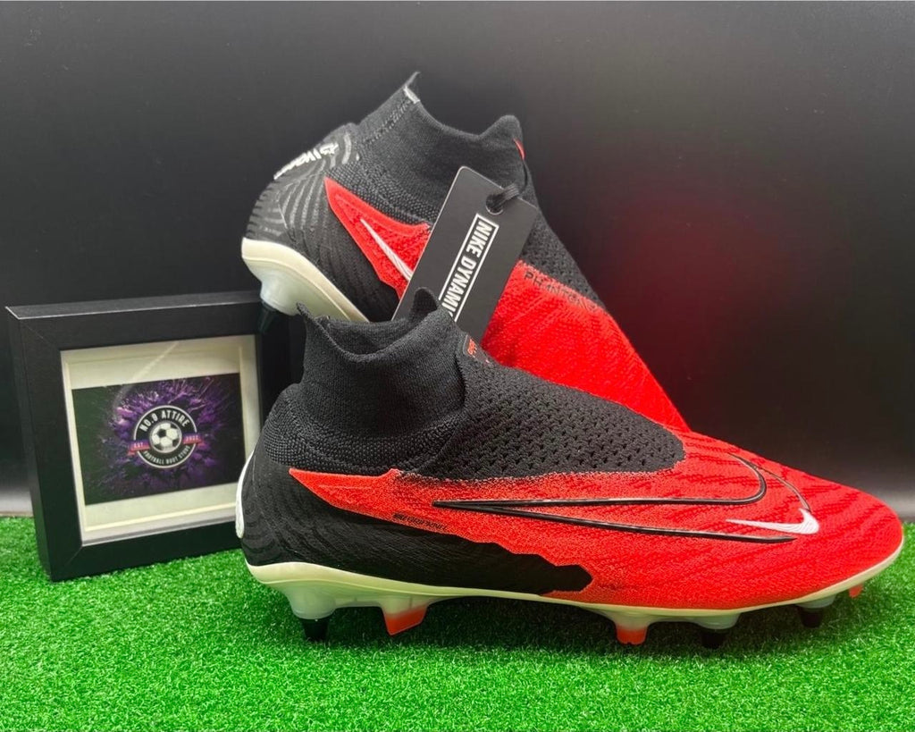 Nike Phantom GX Elite DF SG-Pro P Football Boots ⚫️🔴