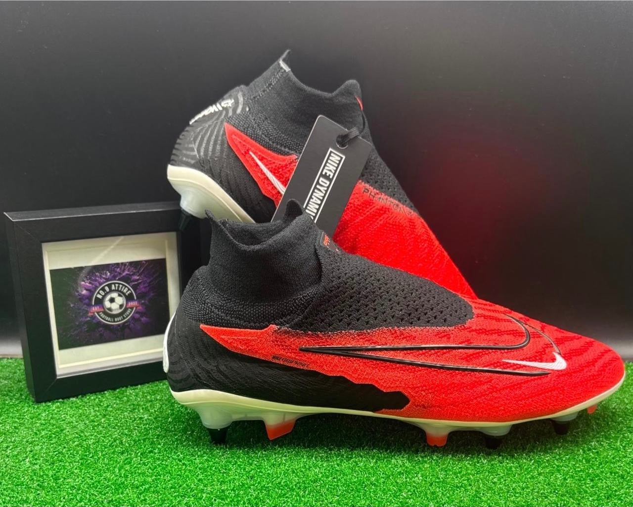 Nike Phantom GX Elite DF SG-Pro P Football Boots ⚫️🔴