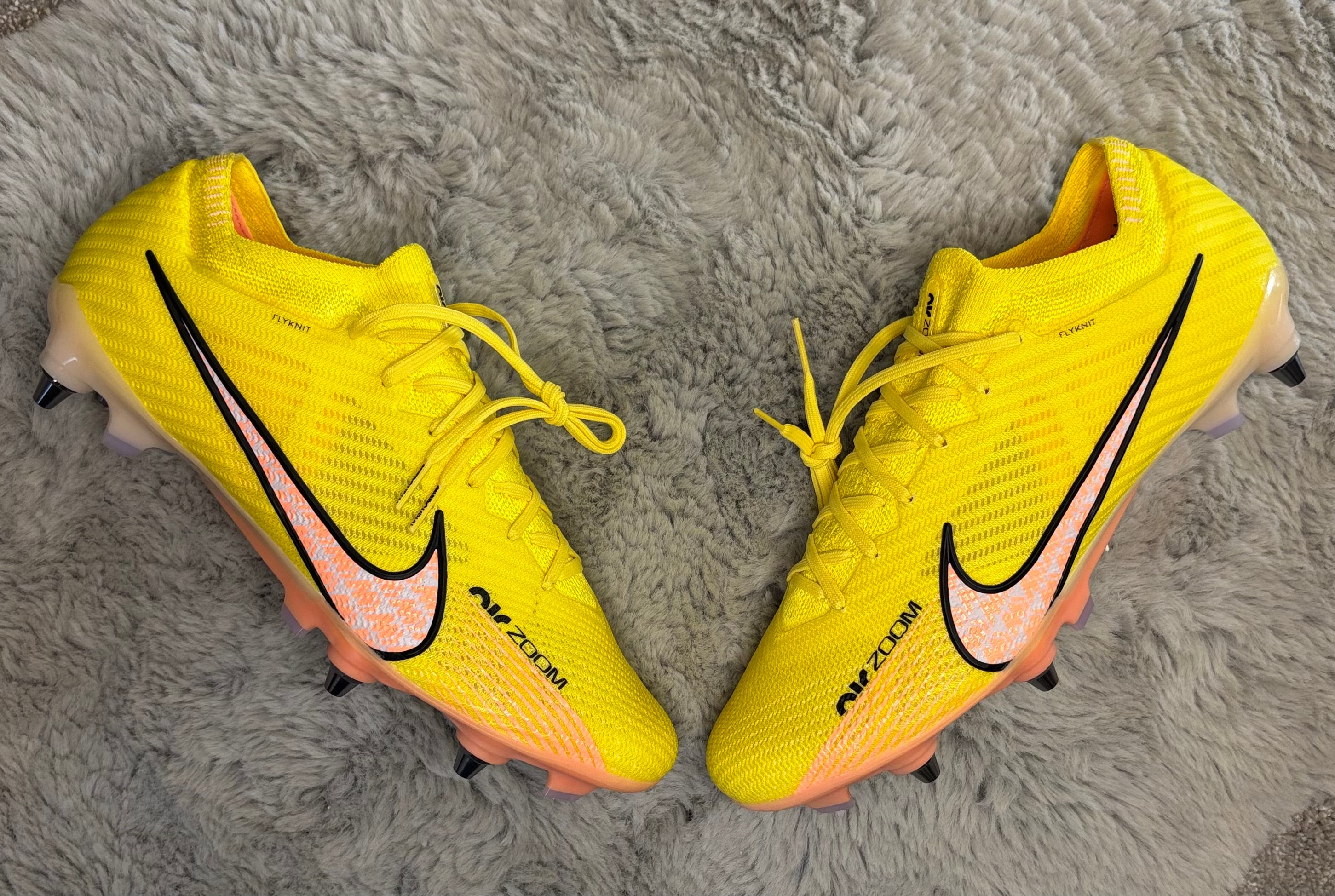 Nike Zoom Vapor 15 Elite SG Player Issue Football Boots 🟡🟡