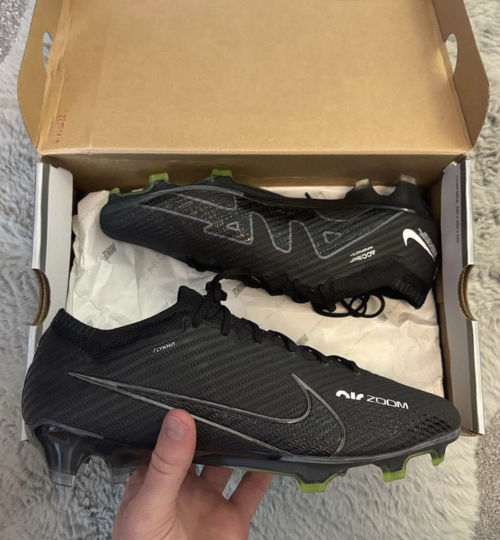 Nike Zoom Vapor 15 Elite FG Football Boots ⚫️⚫️