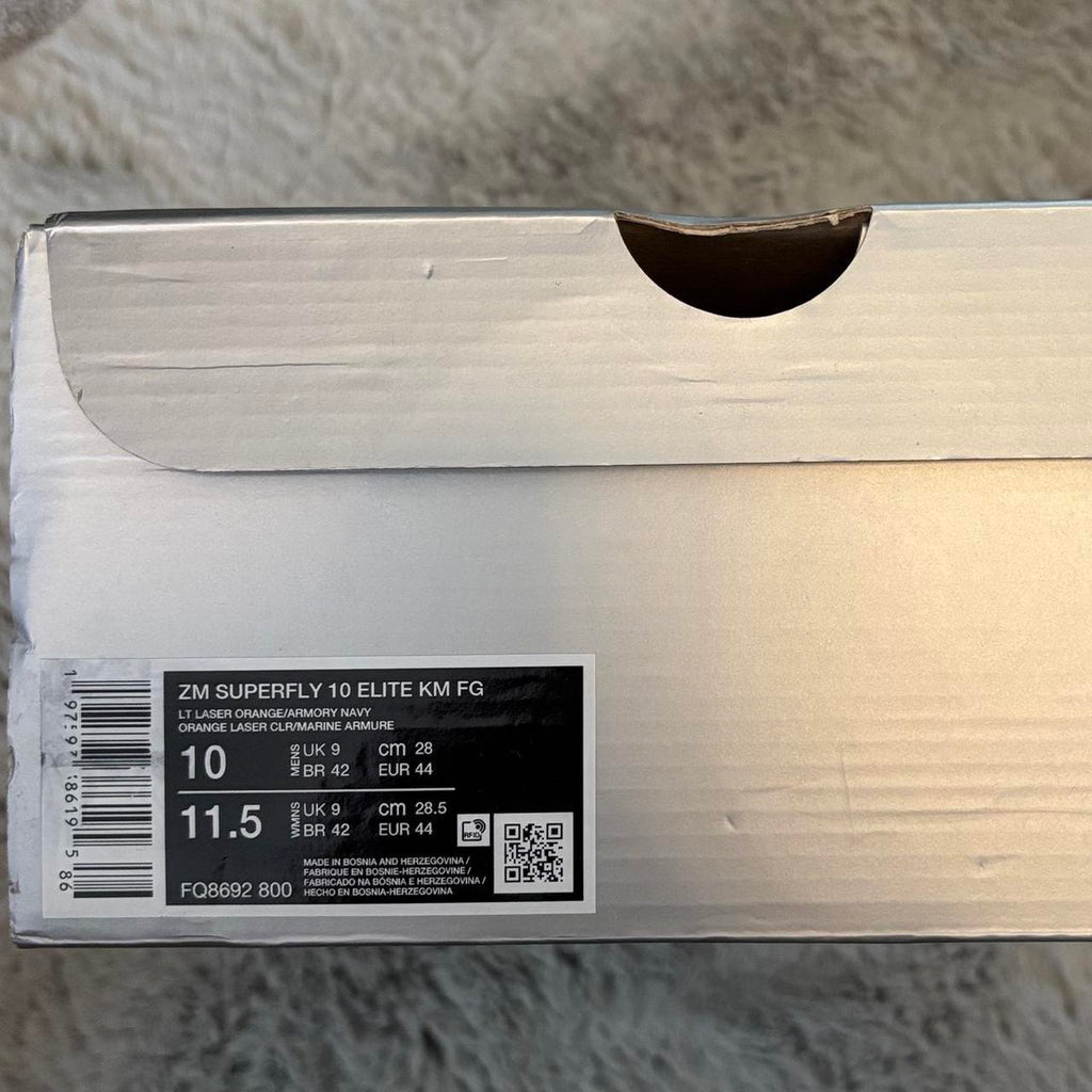 Nike Zoom Superfly 10 Elite KM FG Football Boots 🟡🔴