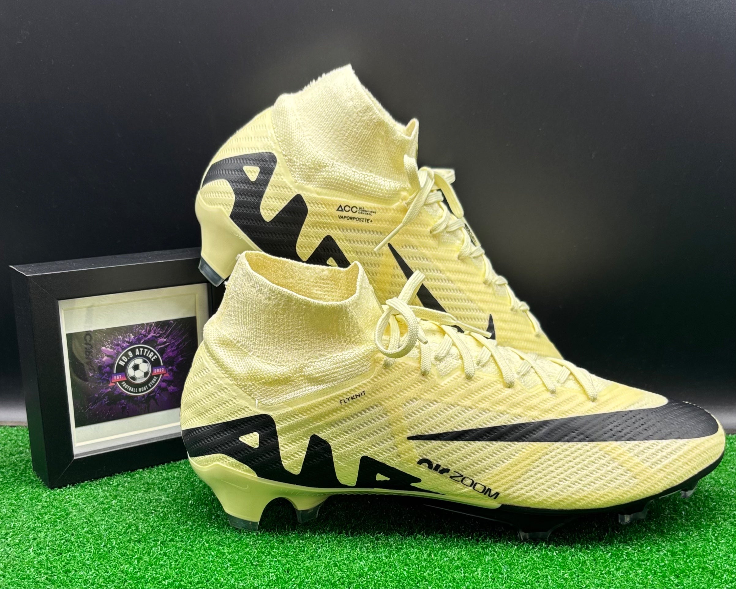 Nike Zoom Superfly 9 Elite FG Football Boots ⚪️⚫️