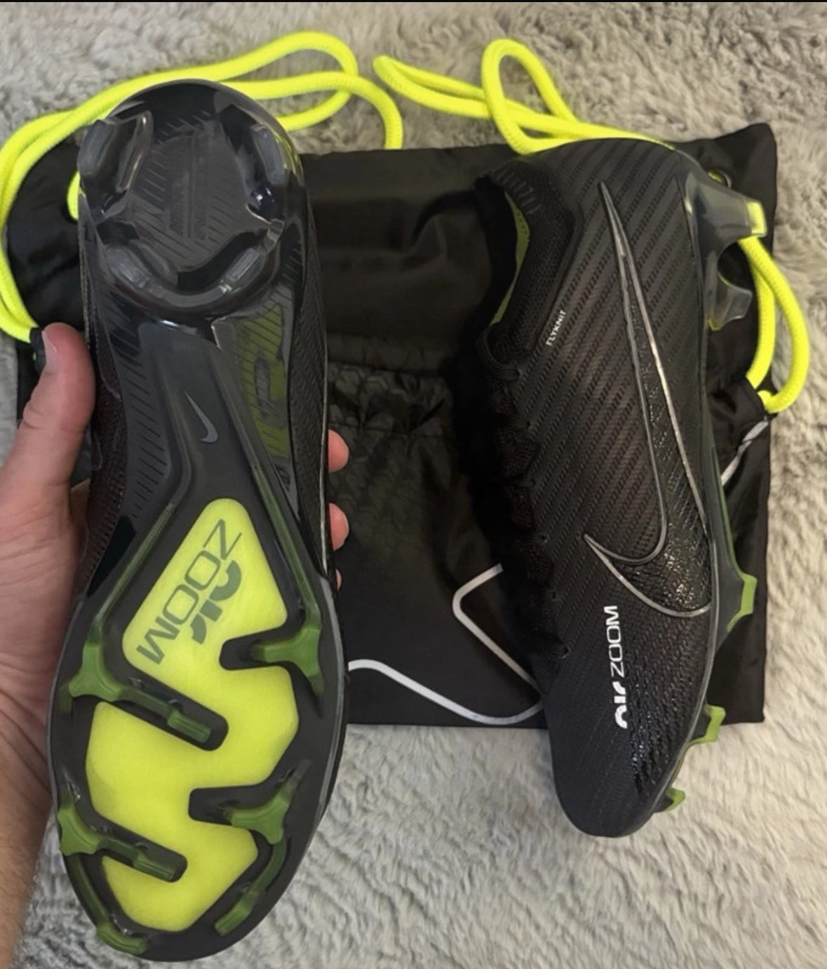 Nike Zoom Vapor 15 Elite FG Football Boots ⚫️⚫️