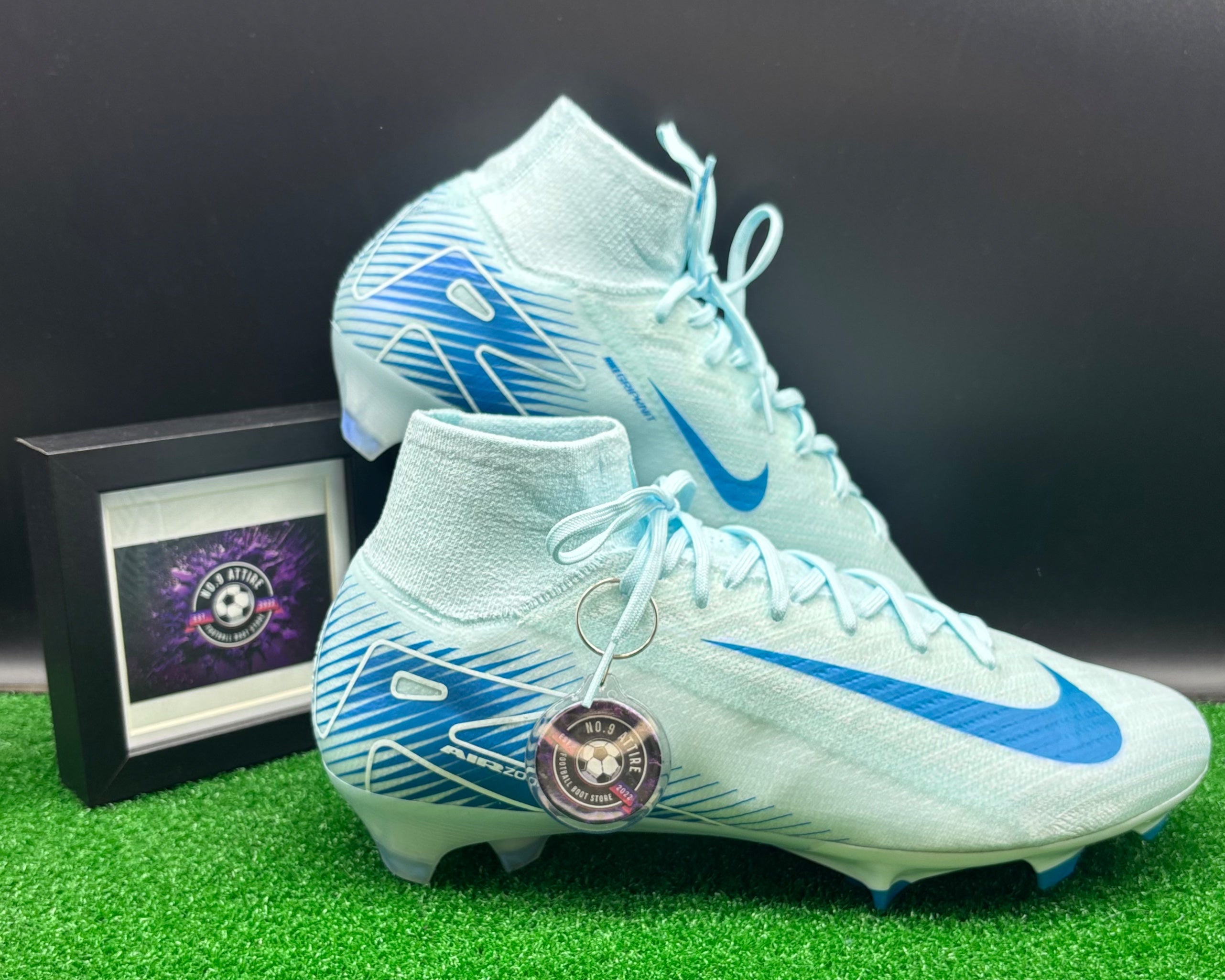 Nike Zoom Superfly 10 Elite FG Football Boots 🔵⚪️