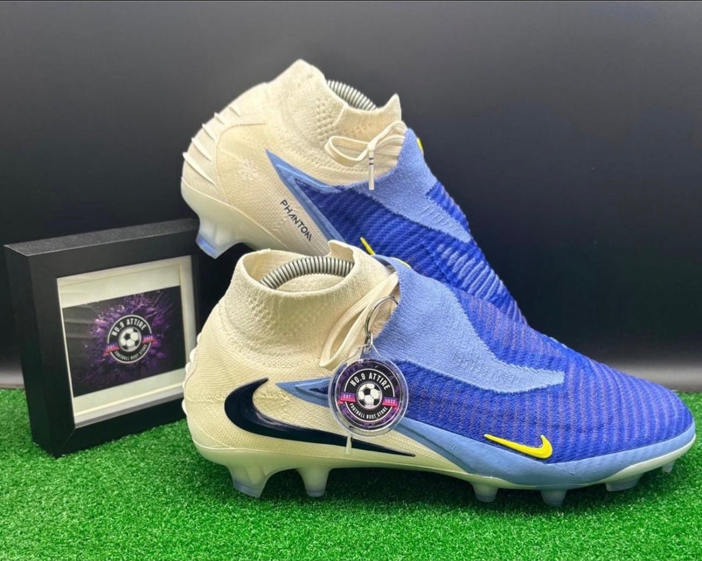 Nike Phantom 6 Elite High FG Football Boots ⚪️🔵
