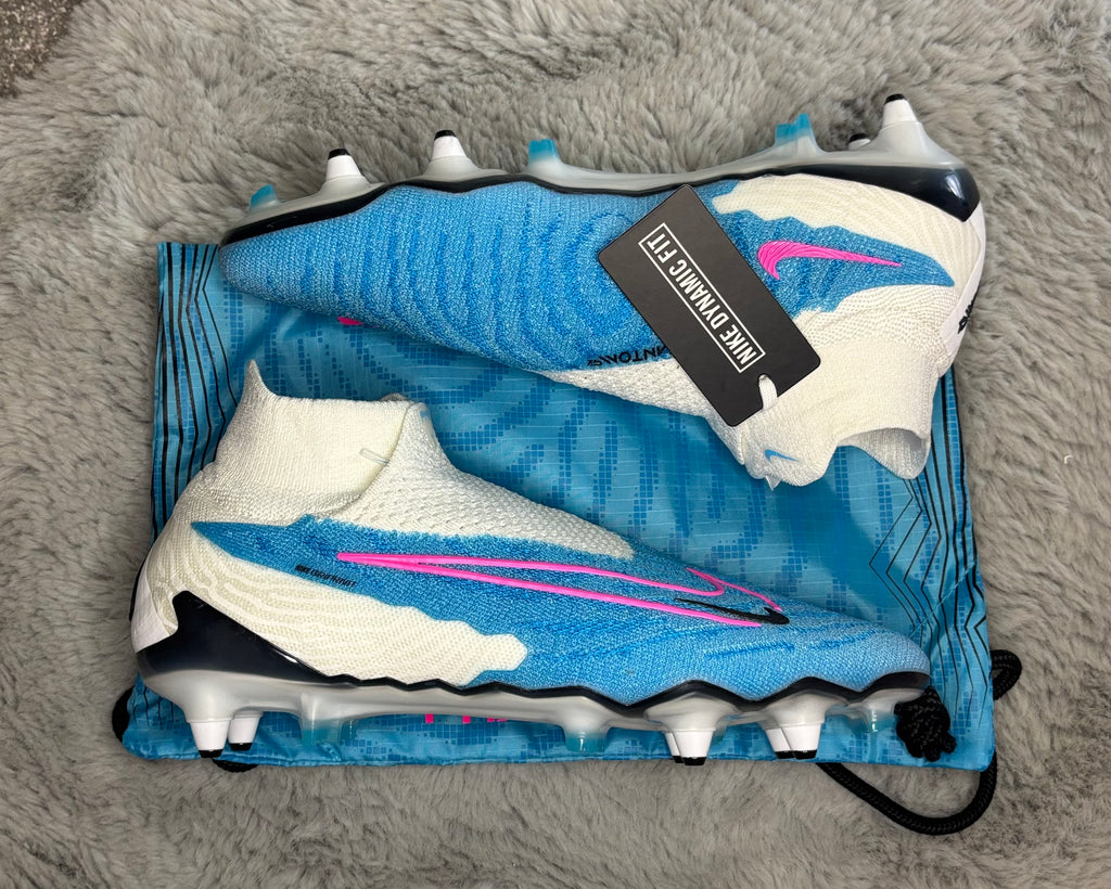 Nike Phantom GX Elite DF SG-PRO AC Football Boots ⚪️🔵