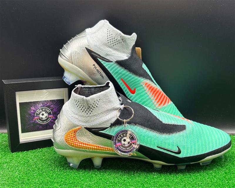 Nike Phantom 6 Elite High FG LE Football Boots ⚪️🔵
